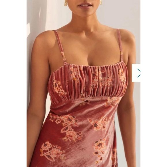 Anthropologie Hutch Floral Pink Maxi Dress - Picture 3 of 6